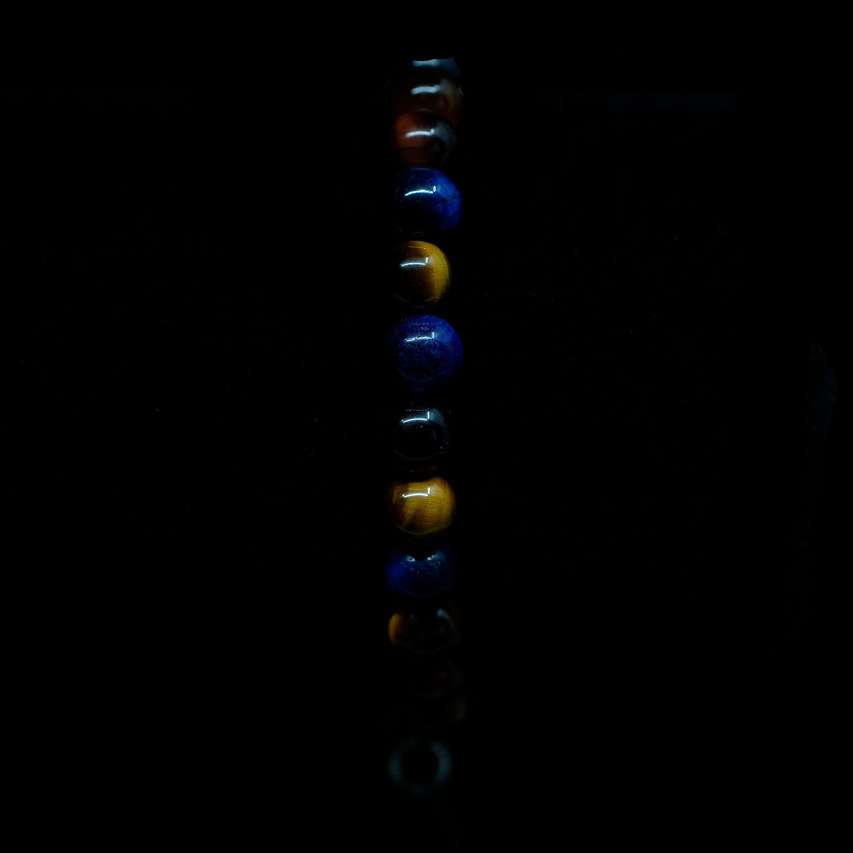 Tiger’s Eye 24k Gold Plated Christian Woman Beads Bracelet