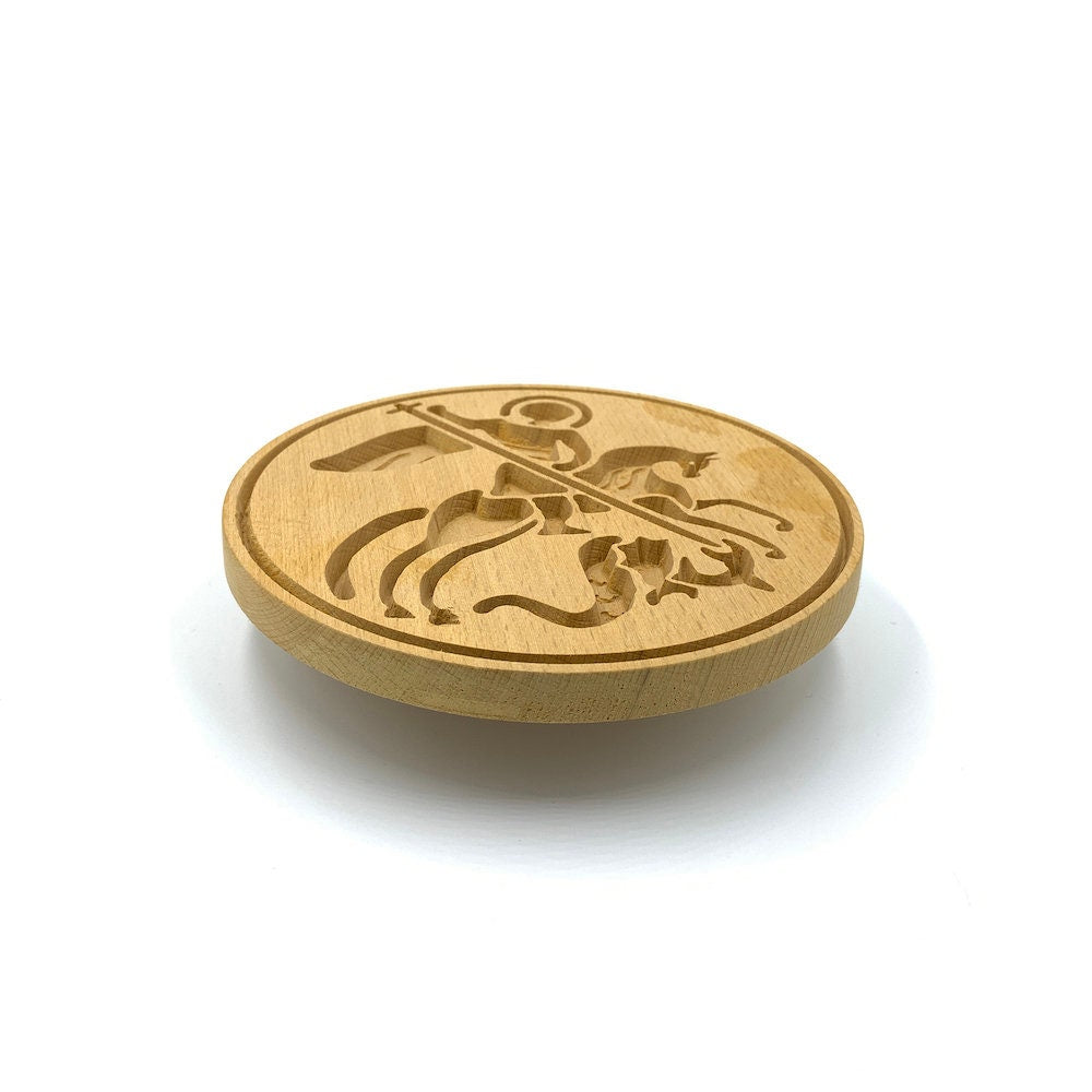 Holy Bread Prosphora Seal - 16cm - Saint George