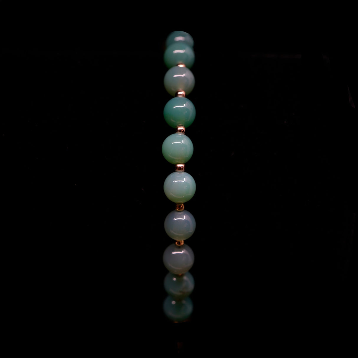 Agate [Green Onyx] 24k Gold Plated Christian Woman Bracelet