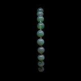 Agate [Green Onyx] Sterling Silver Christian Woman Bracelet