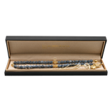 Agate [Black] 24k Gold Plated 50 beads Christian Decorative Rosary [Limited Edition]