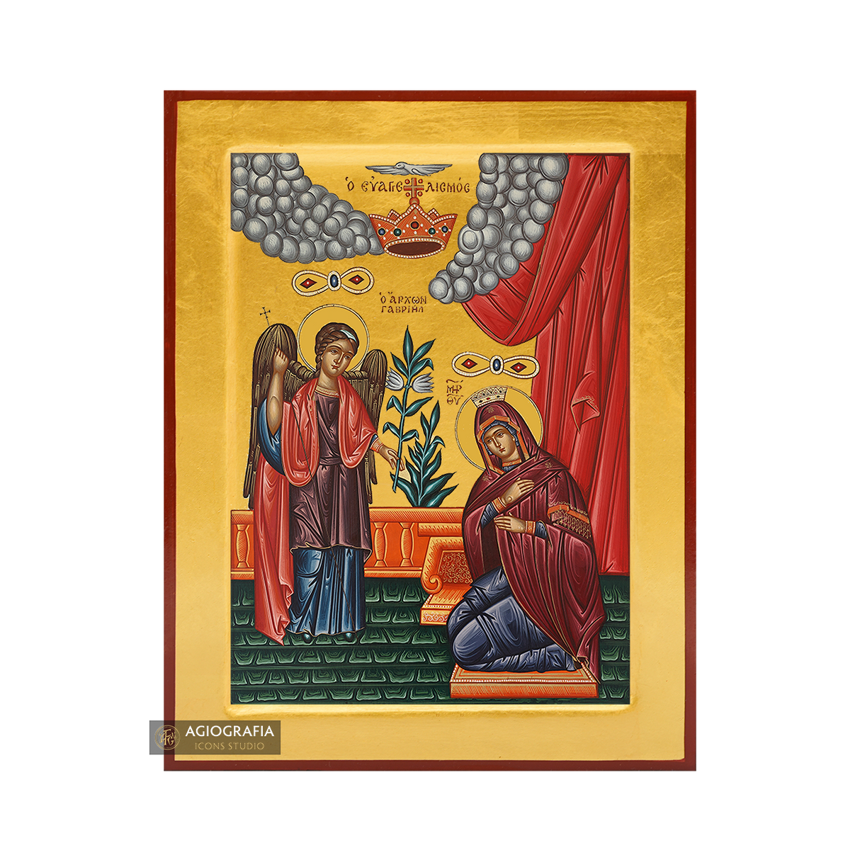Annunciation of Theotokos [Handwritten]