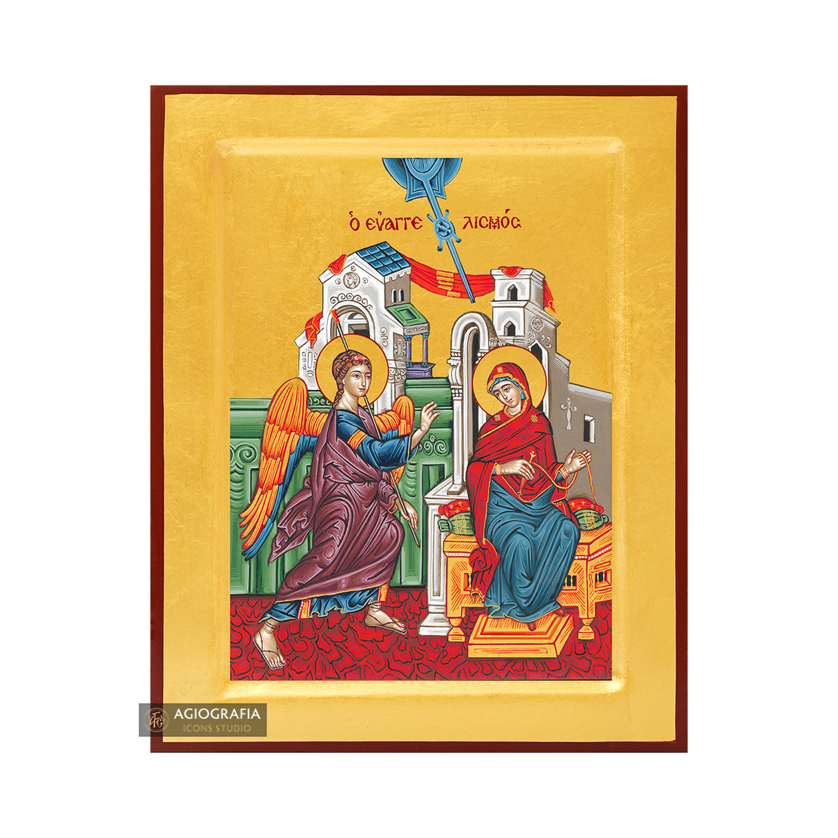 Annunciation of Theotokos [Handwritten]