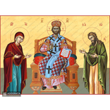 Deesis Jesus Christ, Virgin Mary & Saint John