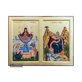 Virgin Mary Fountain of Life & Prophet Elijah [Handwritten]