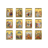 Set of 12 Festal Icons (Dodekaorto)