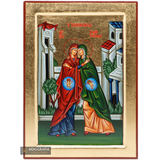 Visitation of Virgin Mary and Saint Elizabeth (Embrace) [Handwritten]