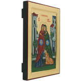 Visitation of Virgin Mary and Saint Elizabeth (Embrace) [Handwritten]