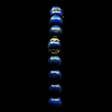 Lapis Lazuli 24k Gold Plated 50 beads Christian Prayer Rope
