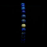 Lapis Lazuli 24k Gold Plated Christian Woman Bracelet