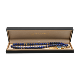 Lapis Lazuli 24k Gold Plated 50 beads Christian Prayer Rope