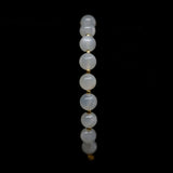 Moonstone [White] 24k Gold Plated Christian Woman Bracelet