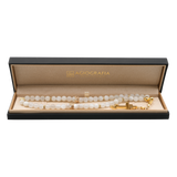 Moonstone [White] 24k Gold Plated 50 beads Christian Prayer Rope