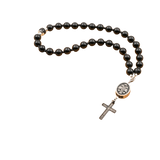 Onyx [Black] 925 Silver Sterling Plated 33 beads Christian Decorative Rosary [Limited Edition]