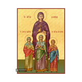 Saint Sophia & her daughters Faith, Hope, and Love
