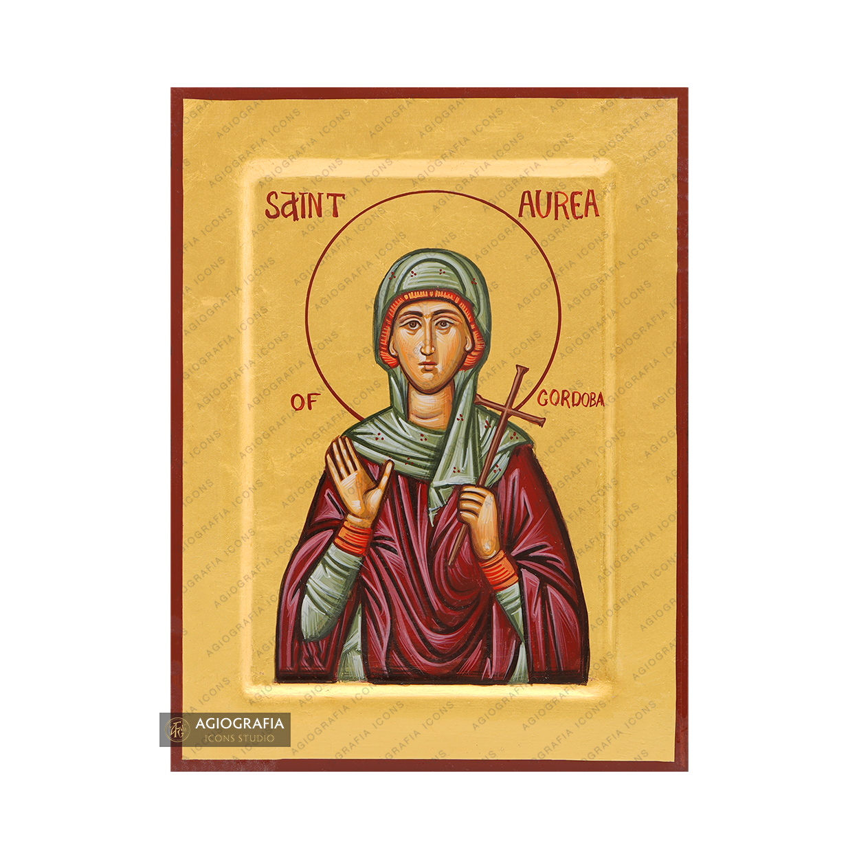 Saint Aurea of Cordoba [Handwritten]