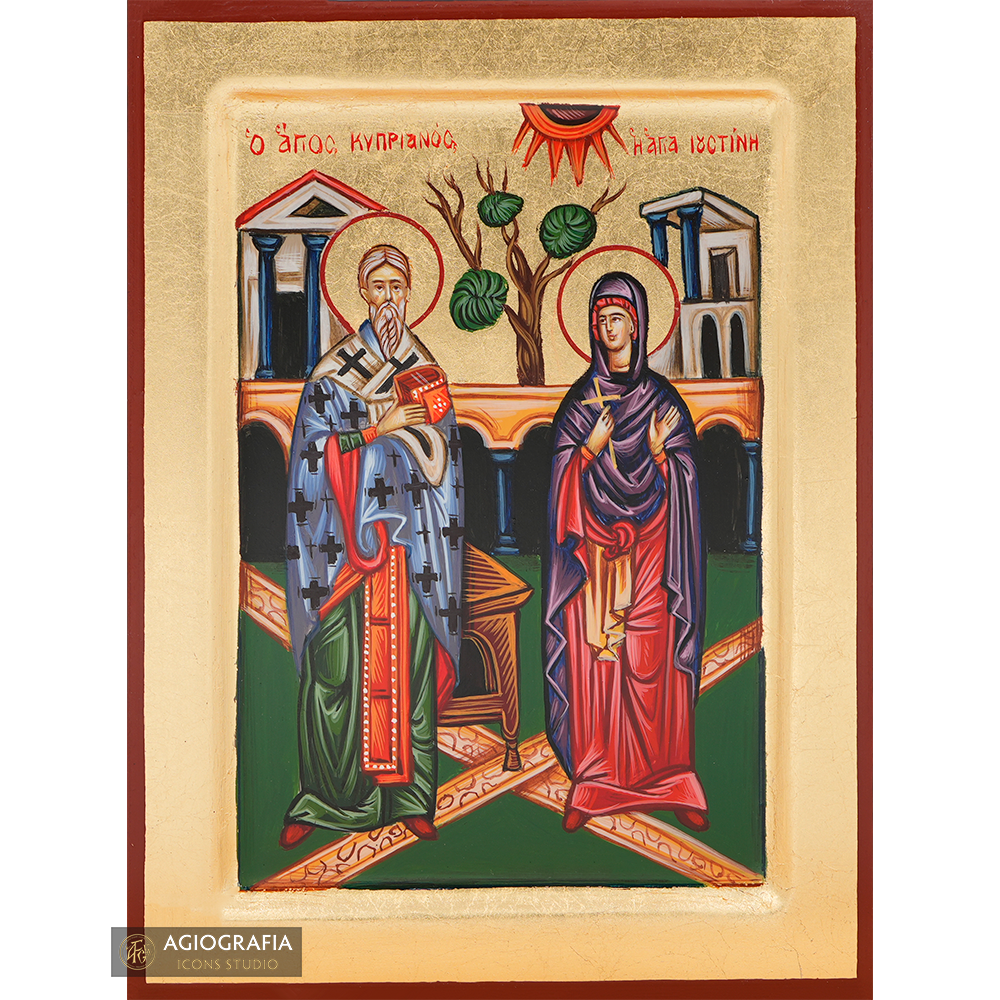 Saints Cyprian and Justina [Handwritten]