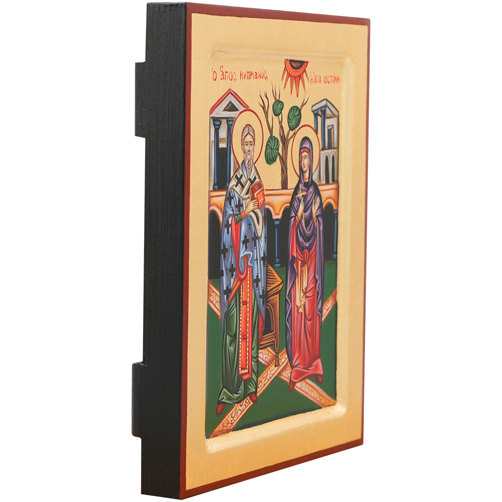 Saints Cyprian and Justina [Handwritten]