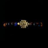 Tiger’s Eye 24k Gold Plated Christian Woman Bracelet