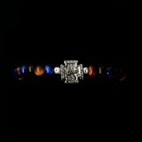 Tiger’s Eye Sterling Silver Christian Woman Bracelet