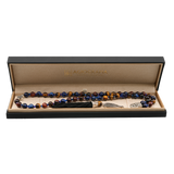 Tiger’s Eye 925 Sterling Silver Plated  50 beads Christian Decorative Rosary [Limited Edition]