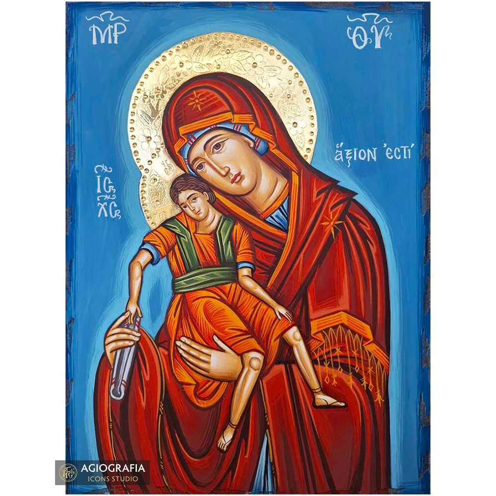 Virgin Mary It is truly Meet (Axion Esti)  [Handwritten]