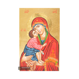 Virgin Mary holding Jesus Christ [Handwritten]