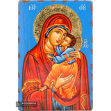 Virgin Mary holding Jesus Christ  [Handwritten]