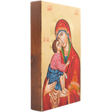 Virgin Mary holding Jesus Christ [Handwritten]