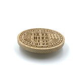 Holy Bread Prosphora Seal - 16cm - All Symbols - Deep Cut & Round Decoration