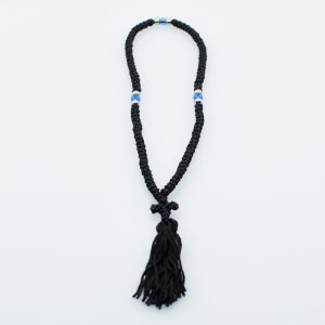 33 Knots Prayer Rope Komboskini – Black Silk Thin Rope with Black Beads –  10 pcs – IMPERIAL ICONS