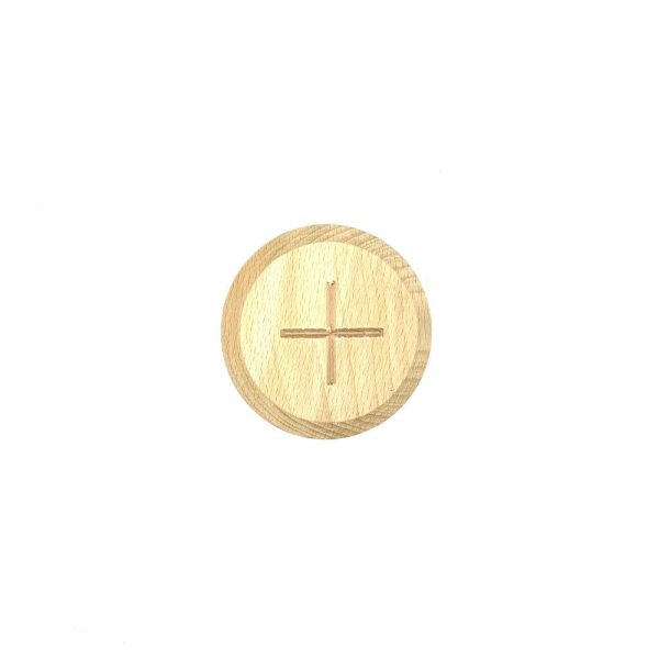 Holy Bread Prosphora Seal - 8cm - Natural wood - Christian Orthodox Stamp - Traditional Orthodox Prosphora - Virgin Mary Theotokos Symbol