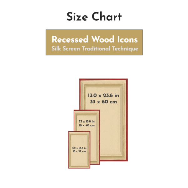 Jesus Christ, Virgin Mary & Saint John (3 Icons set) - Image 5