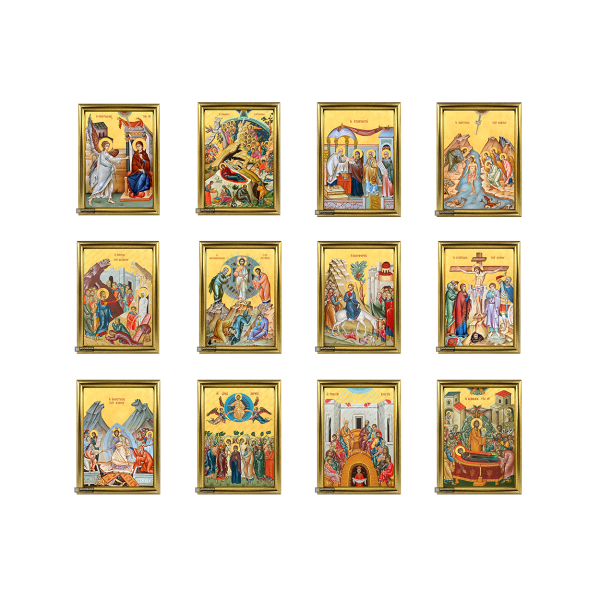 Set of 12 Festal Icons (Dodekaorto) - Image 18
