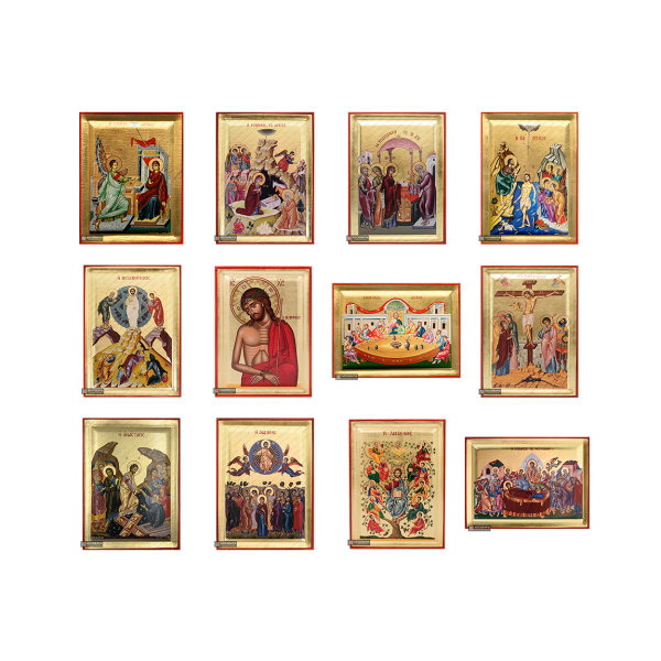 Set of 12 Festal Icons (Dodekaorto) - Image 18