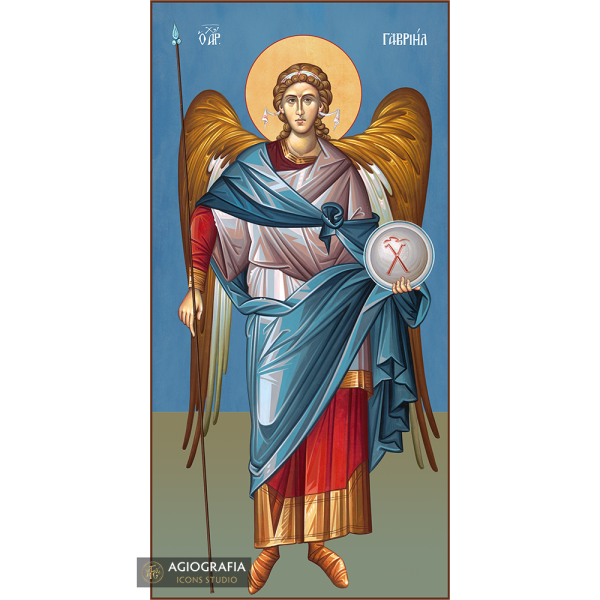 Jesus Christ, Virgin Mary, Archangels Michael & Gabriel (4 Icons set) - Image 5