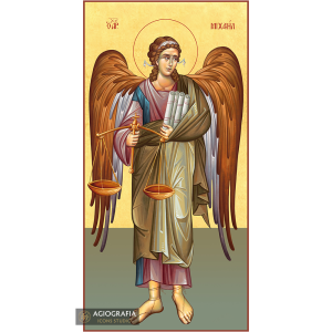 22k Archangel Michael - Gold Leaf Christian Orthodox Icon
