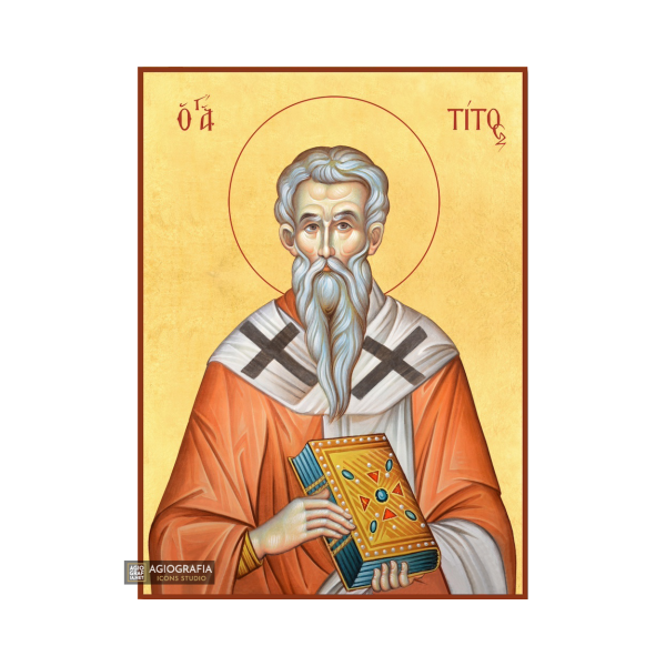 22k Saint Titos Premium Gold Leaf Orthodox Icon