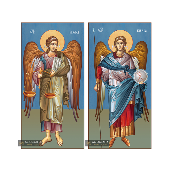 Archangels Michael & Gabriel (2 Icons set)