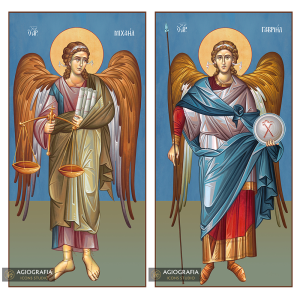 Archangels Michael & Gabriel (2 Icons set)