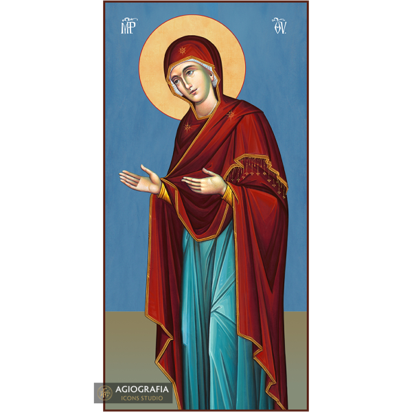 Jesus Christ, Virgin Mary, Archangels Michael & Gabriel (4 Icons set) - Image 4