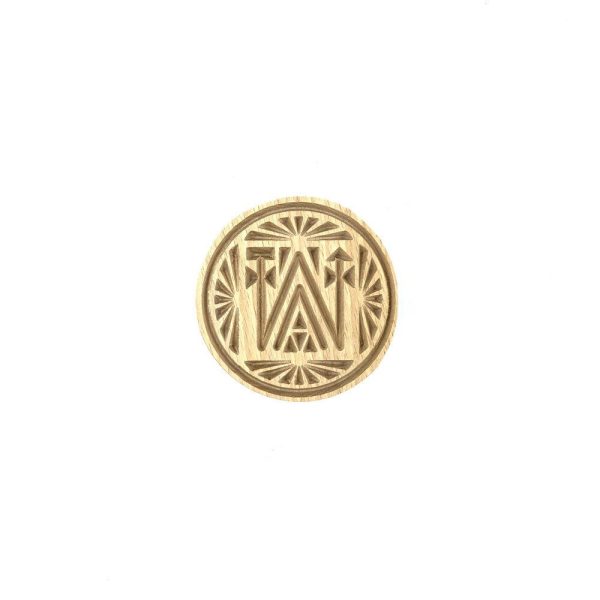 Holy Bread Prosphora Seal - 8cm - Natural wood - Christian Orthodox Stamp - Traditional Orthodox Prosphora - Virgin Mary Theotokos Symbol