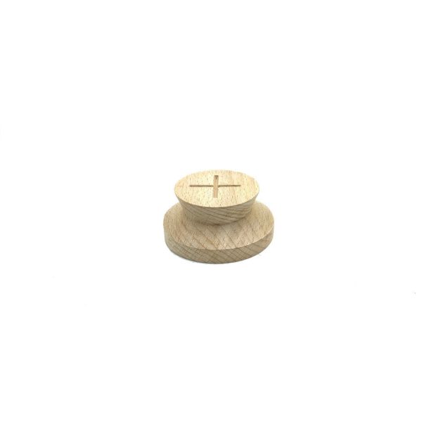 Holy Bread Prosphora Seal - 8cm - Natural wood - Christian Orthodox Stamp - Traditional Orthodox Prosphora - The Nine Angelic Orders