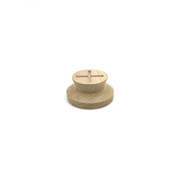 Holy Bread Prosphora Seal - 8cm - Natural wood - Christian Orthodox Stamp - Traditional Orthodox Prosphora - Jesus Christ, Theotokos, Angels