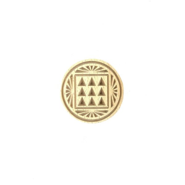 Holy Bread Prosphora Seal - 8cm - Natural wood - Christian Orthodox Stamp - Traditional Orthodox Prosphora - The Nine Angelic Orders